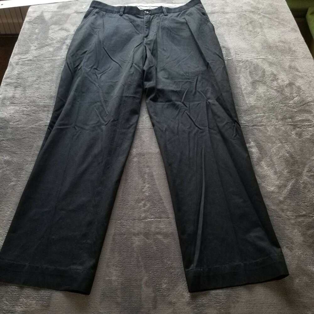 Ralph Lauren Mens 32/30 Black Activewear Polo Golf Chino Pants Cuffed Casual
